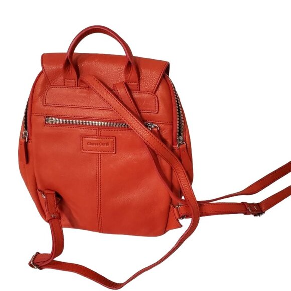 Gianni Conti Red Leather and suede Backpack - Picture 3 of 4